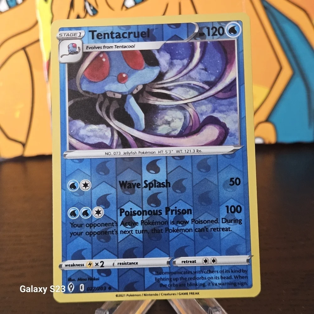 Tentacruel 022/203 Pokemon TCG Reverse Holo